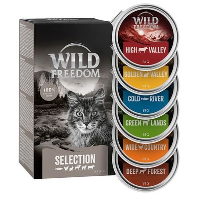 Wild Freedom Adult Schale 6 x 85 g, Mixpaket (6 Sorten)