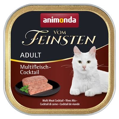 Mixpaket animonda Vom Feinsten 32 x 100 g, Raffinierte Geflügel-Kreationen (4 Sorten)