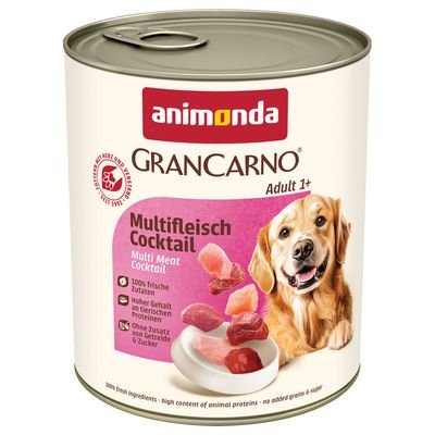 animonda GranCarno Original Adult 6 x 800 g, Multifleisch-Cocktail