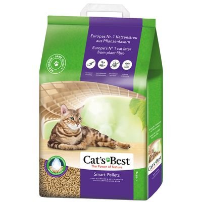 Cat's Best Smart Pellets Katzenstreu, 2 x 20 l (approx. 20 kg)