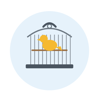 Travel Cage, 30 x 23 x 30 cm