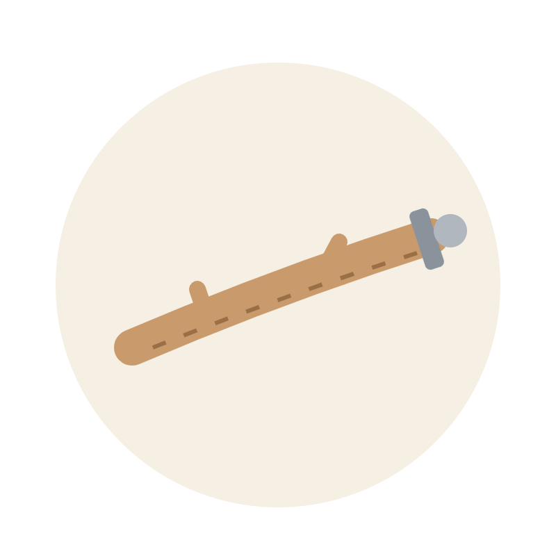 Natural Wood Perch