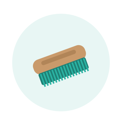 Horse Grooming Brush, Medium