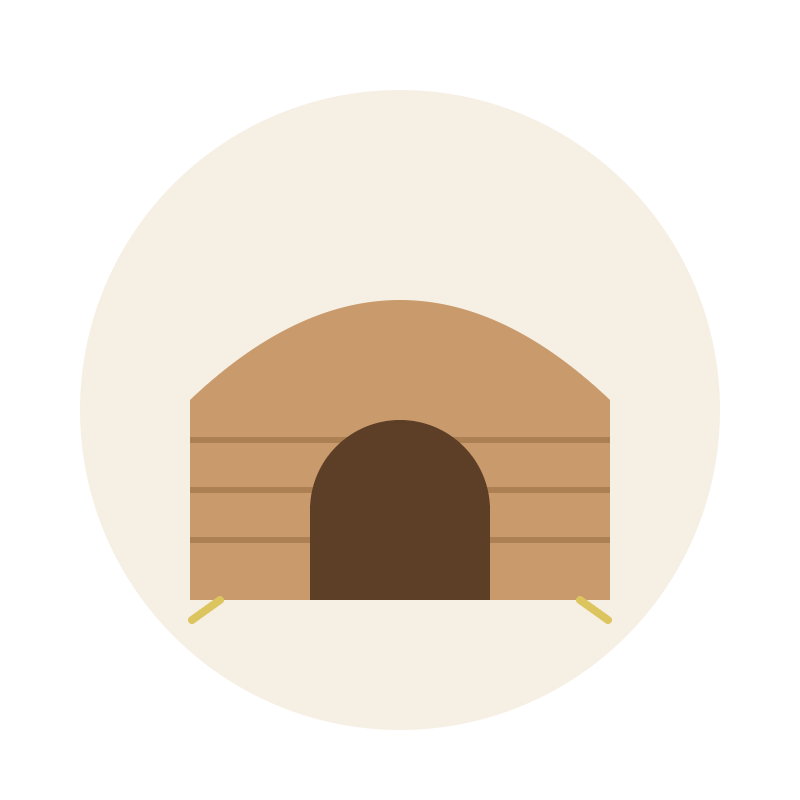Wooden Hideout House