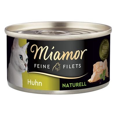 Miamor Feine Filets Naturelle 6 x 80 g, Huhn Pur