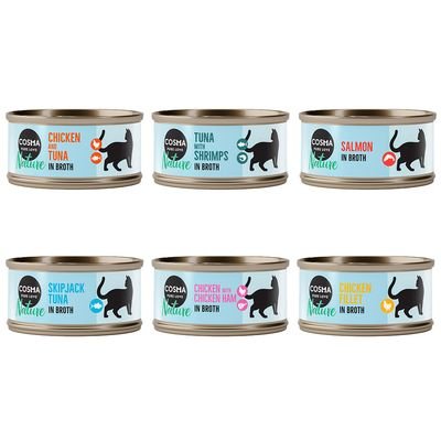 Cosma Nature 6 x 70 g, Mixpaket 1 (6 Sorten)
