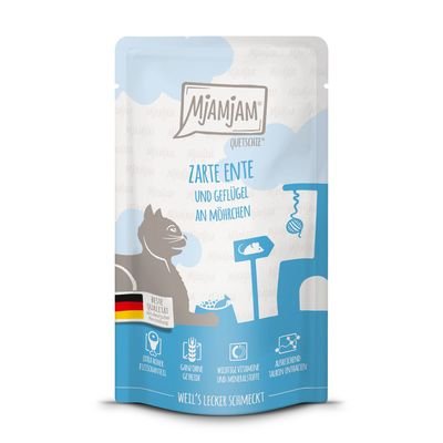 MjAMjAM Quetschie 12 x 125 g, Ente & Geflügel